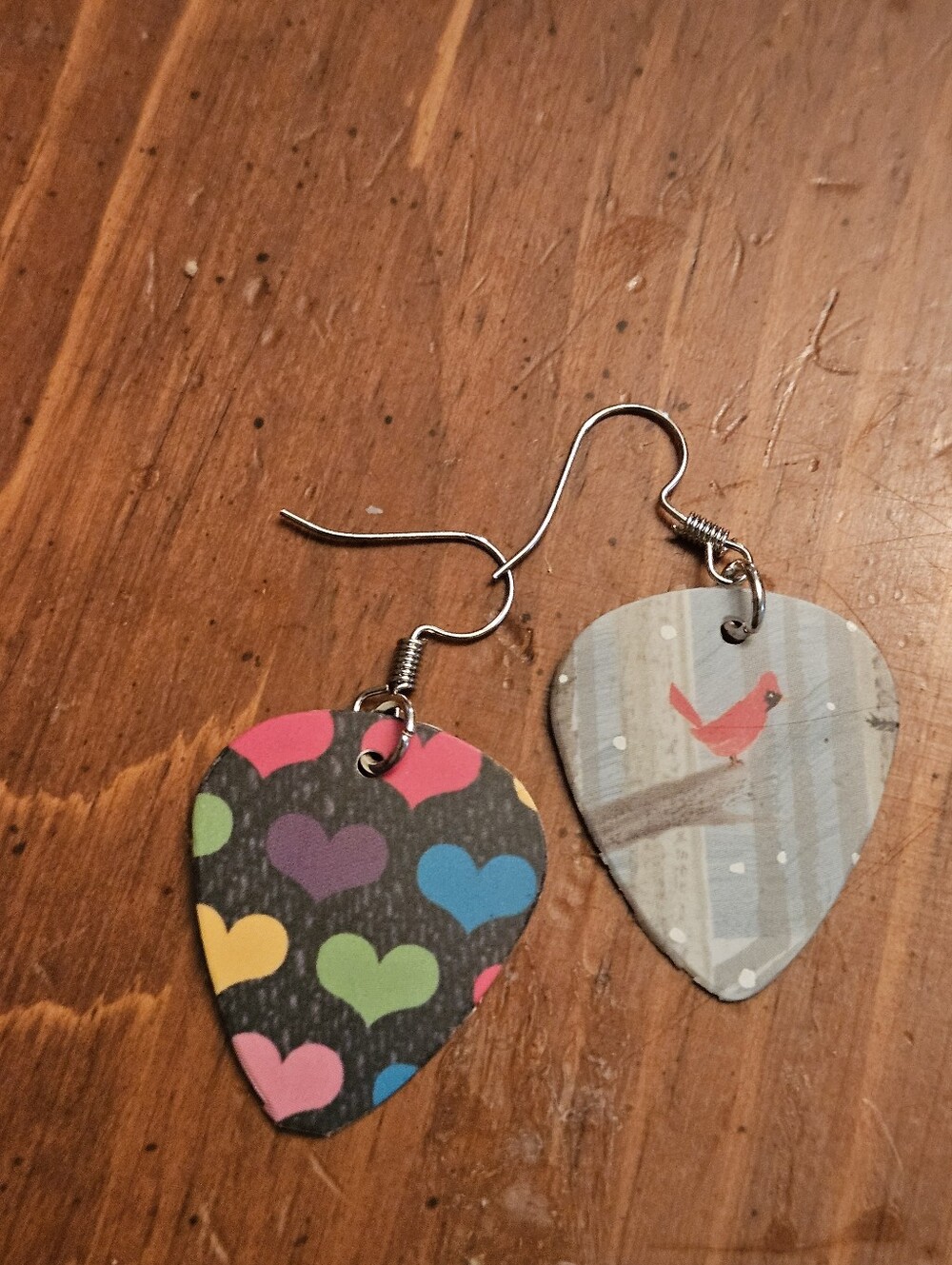 Handmade Recycled Starbucks Gift Card Earrings